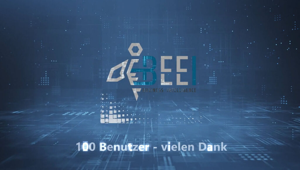 100 Hosting Benutzer - herzlichen Dank - BEEI AG
